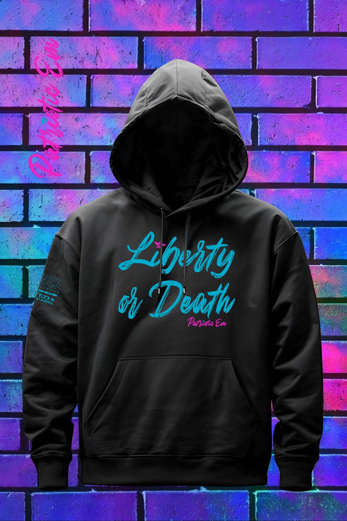 “Liberty or Death” hoodie – powerful patriotic message for freedom lovers