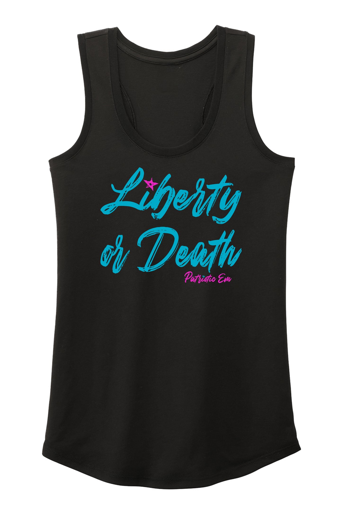 “Liberty or Death” women’s racerback tank top
