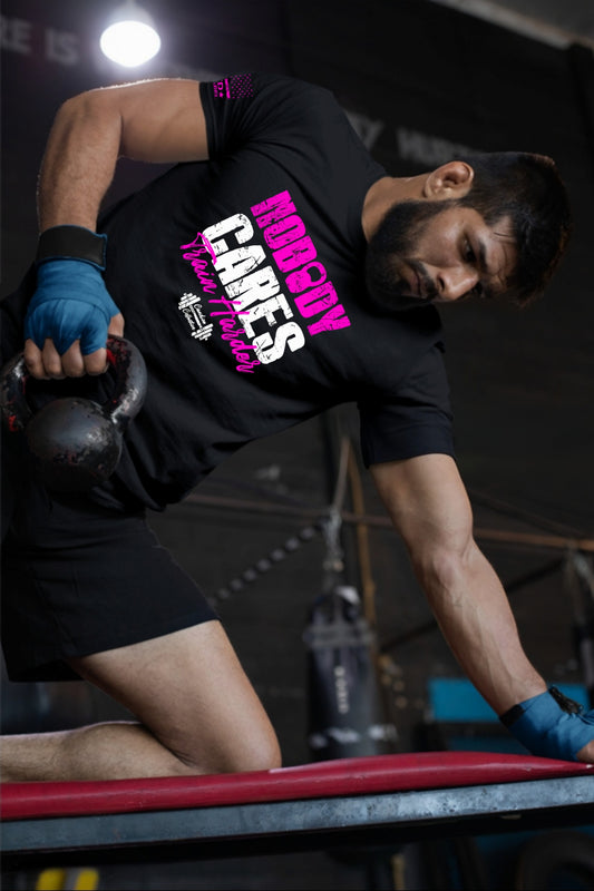 Unisex gym motivation shirt for fitness-focused patriots