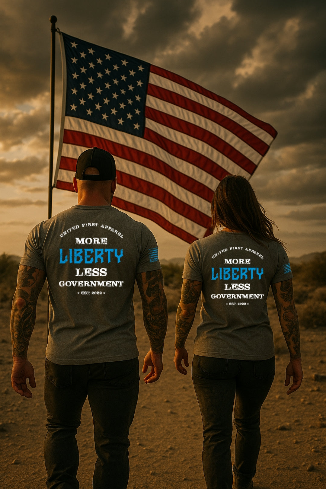 Premium More Liberty, Less Government – Unisex Tee