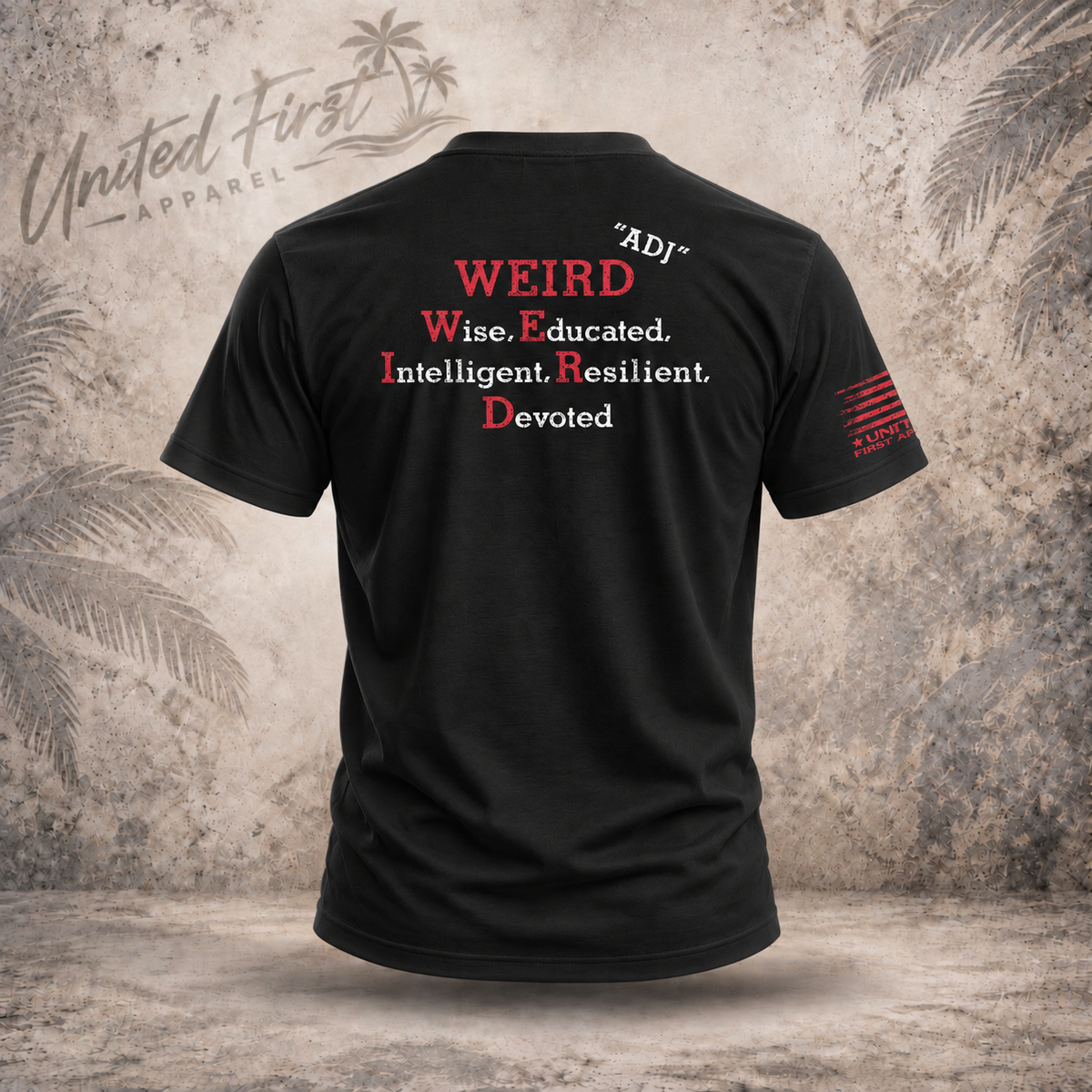 WEIRD definition unisex graphic T-shirt