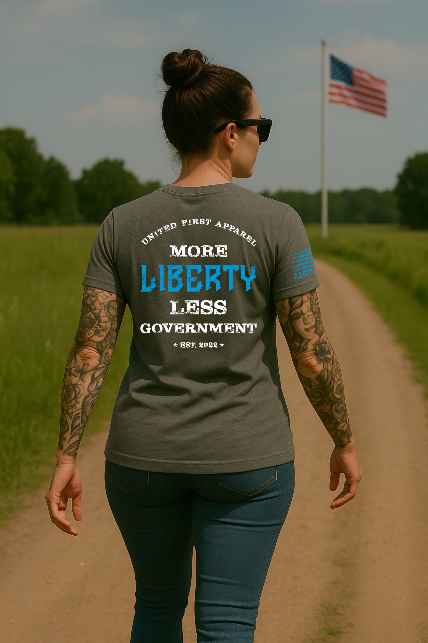 Premium More Liberty, Less Government – Unisex Tee