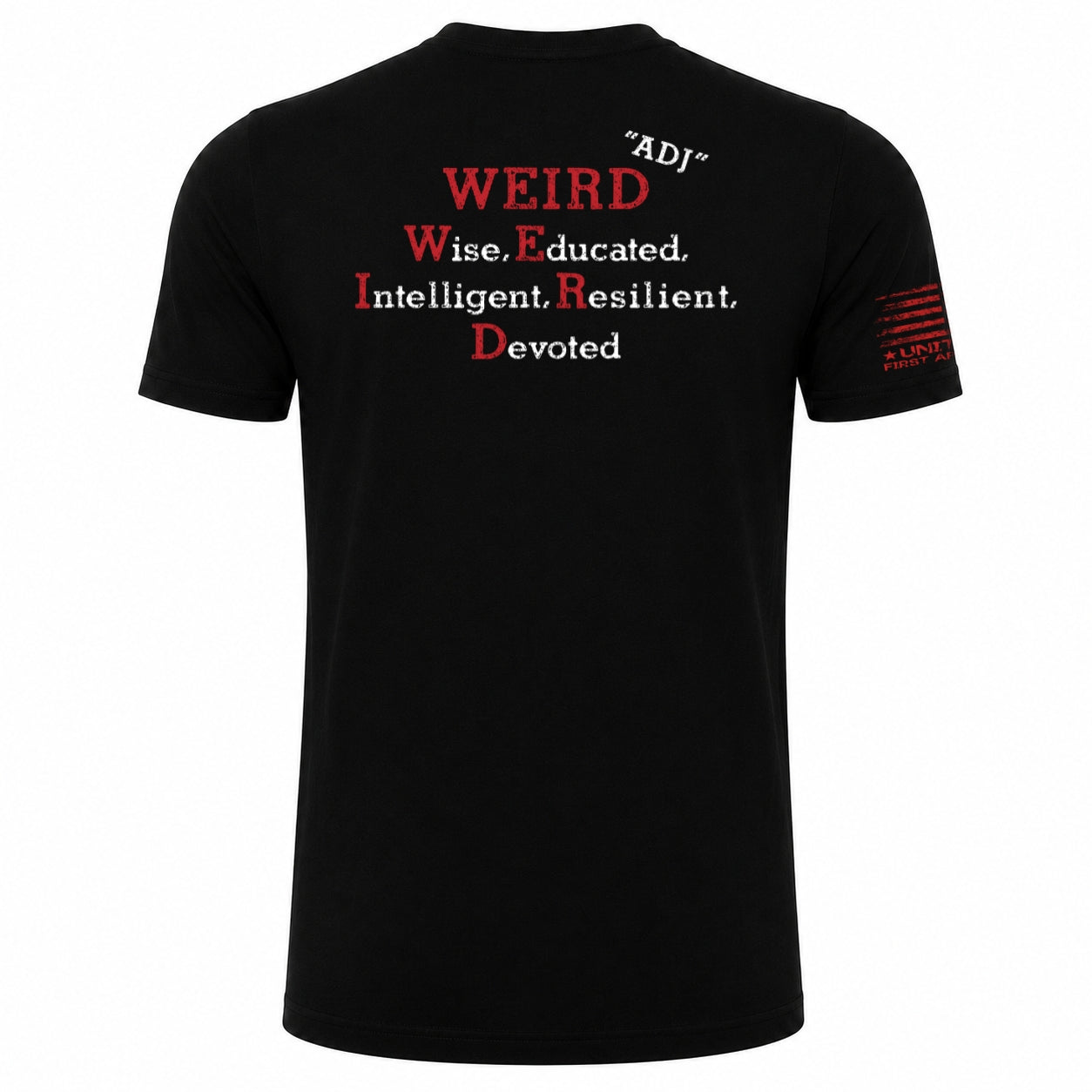Premium WEIRD Unisex T-Shirt – Definition Tee