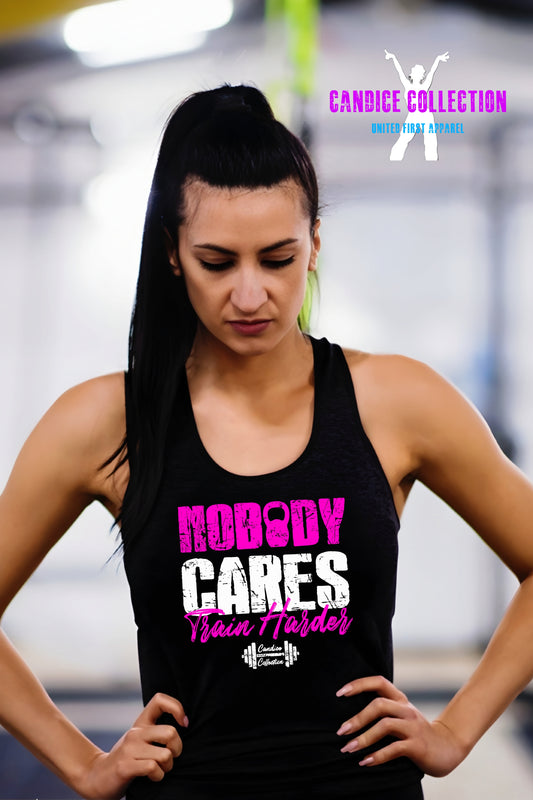 Racerback tank for fitness-focused American women