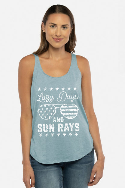 Premium Lazy Days & Sun Rays Tank