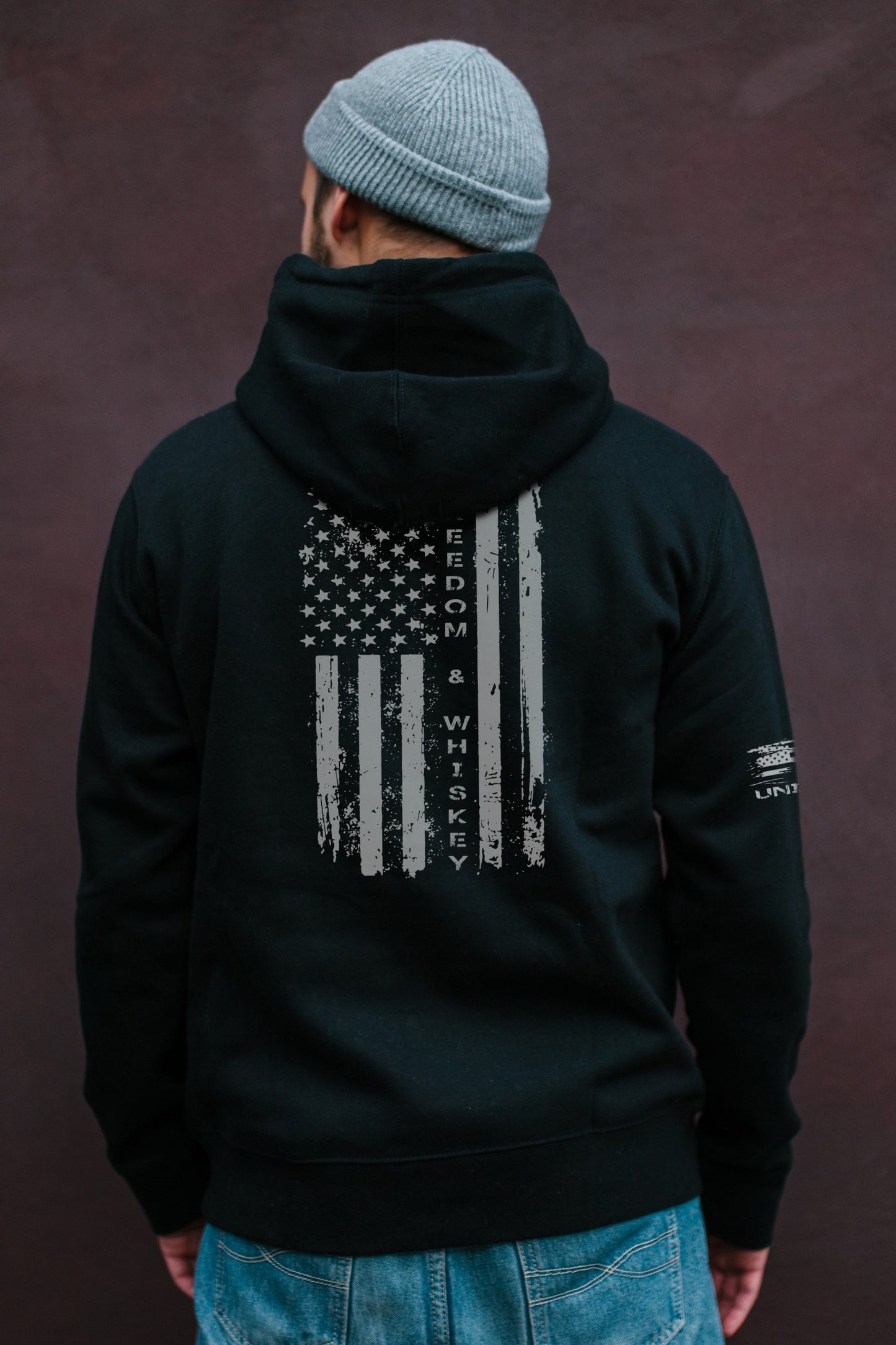 Premium Freedom & Whiskey Unisex Hoodie