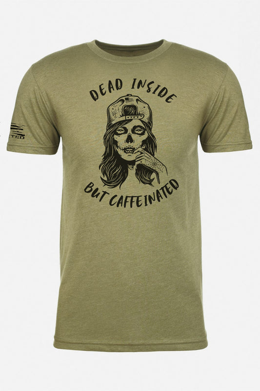 Premium Dead Inside But Caffeinated Unisex T-Shirt