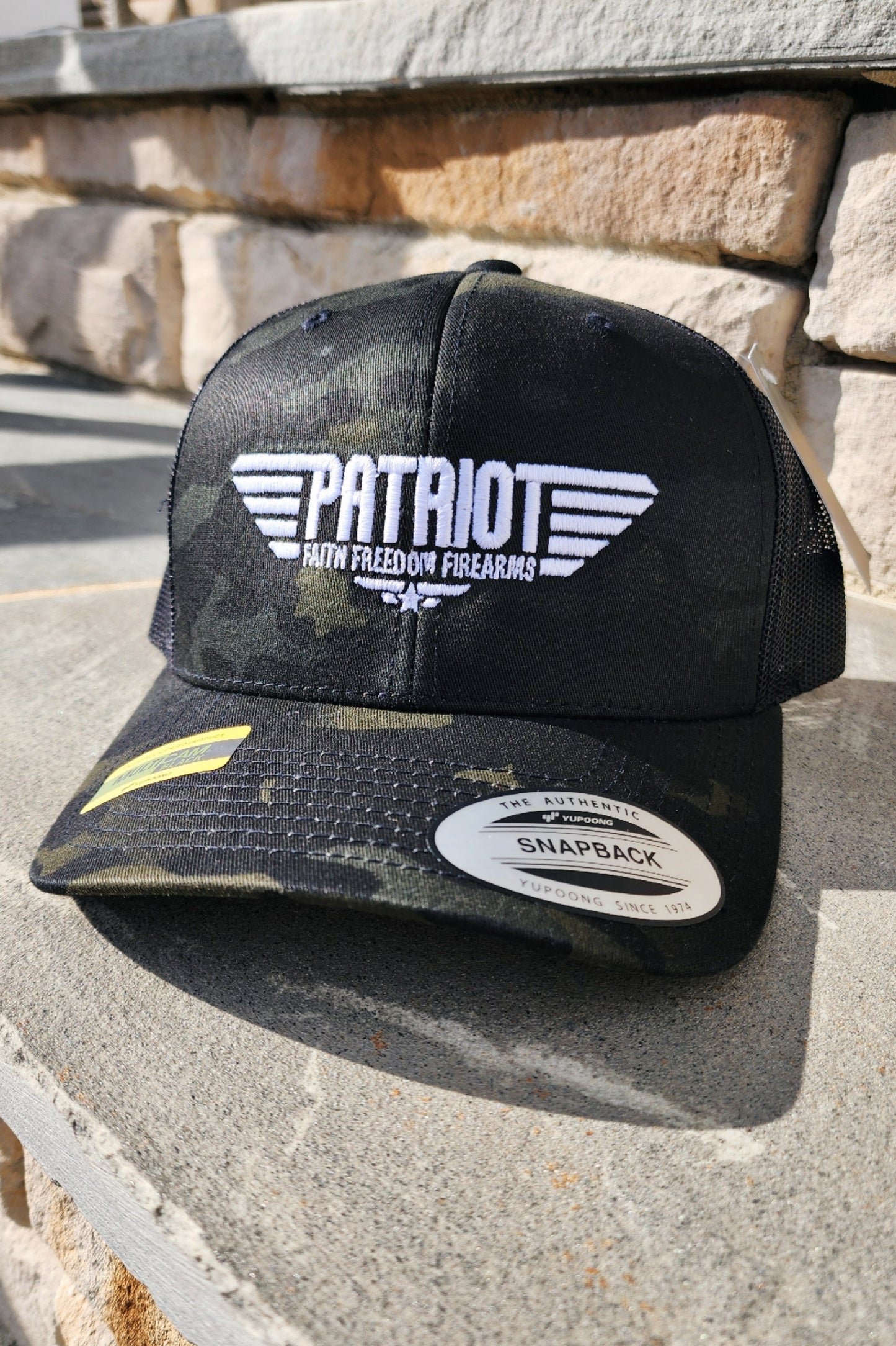 Patriot Curved Bill Trucker Hat