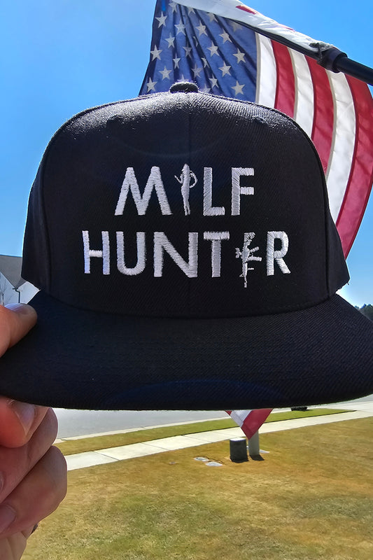 MILF Hunter Flat Bill Hat