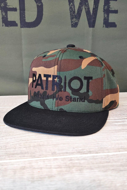 Patriot " United We Stand" Flat Bill Hat