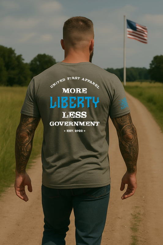 Premium More Liberty, Less Government – Unisex Tee