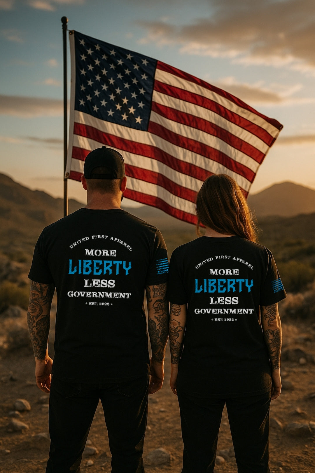 Premium More Liberty, Less Government – Unisex Tee