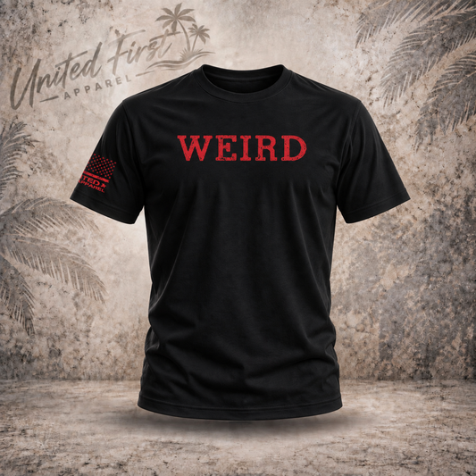 WEIRD definition unisex graphic T-shirt