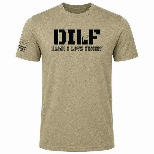 Premium DILF (Damn I Love Fishin') Tee
