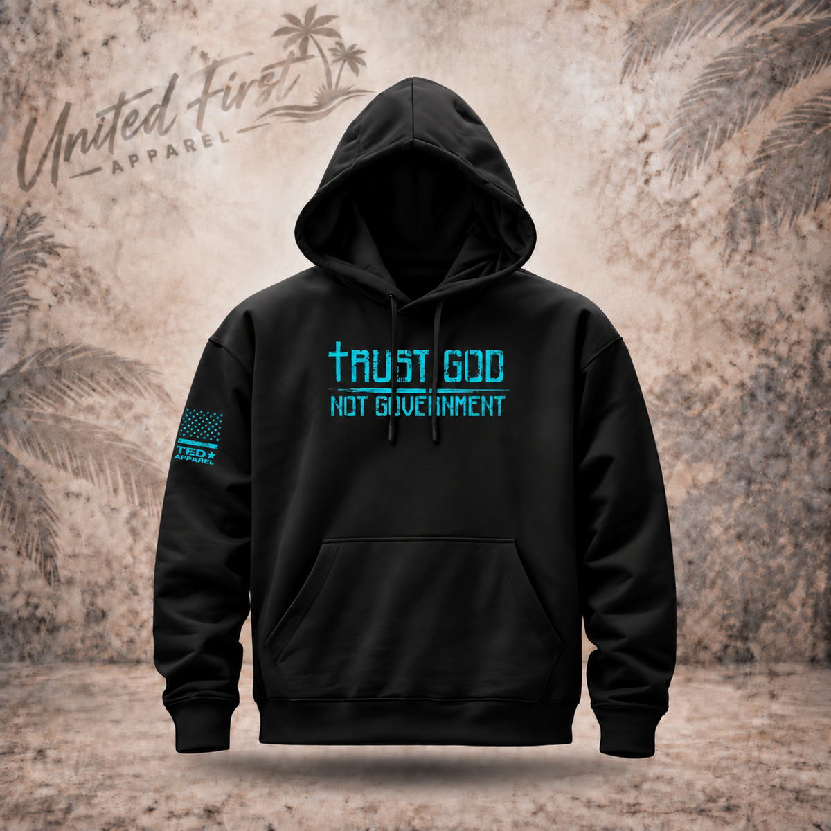 Trust God Not Government unisex graphic hoodie