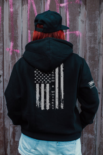 Premium Freedom & Whiskey Unisex Hoodie