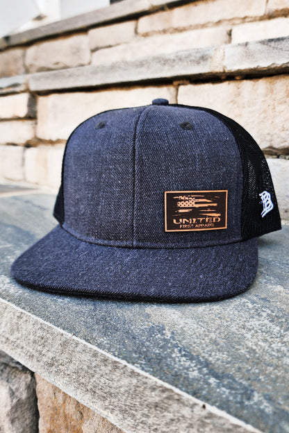 SnapBack Hat Charcoal Grey