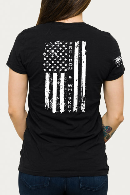 Premium Freedom & Whiskey Unisex T-Shirt